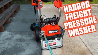 Testing the Harbor Freight Bauer 2000psi Pressure Washer & Surface Cleaner Attachment
