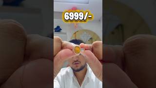 Natural Yellow Sapphire ring price in Hyderabad - Andish Gems Abids | 6999/- Only With Certificate |