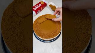 5 Ingredient Biscoff Cheesecake | No-bake lotus cheescake #biscoff #cheesecake #recipe #lotus