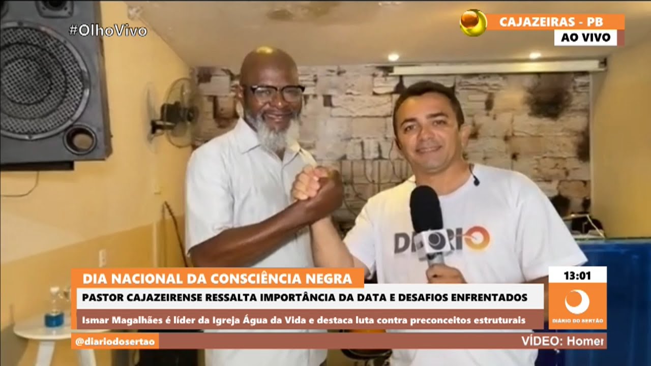 VÍDEO: Bisneto de africano escravizado, pastor de Cajazeiras relata  experiências de racismo e deixa mensagem - Diário do Sertão