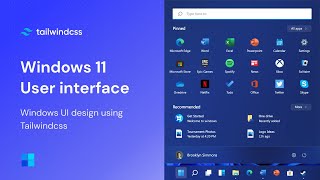 Windows 11 User Interface using TailwindCSS | Speed Code