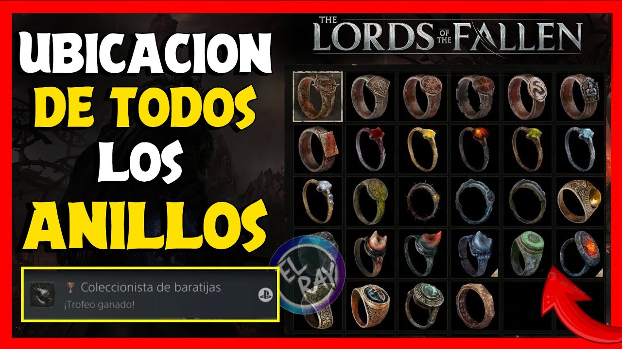 LORDS of the FALLEN | 💍LOCALIZACIÓN DE TODOS LOS ANILLOS GUÍA PASO A PASO!💍