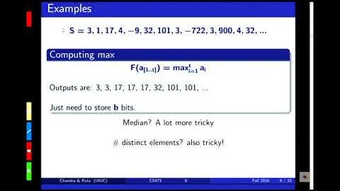 2016 10 05 Streaming Algorithms