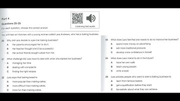 B1 Preliminary 2 Test 2 Listening Part 4