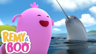Remy and Boo Try to Call the Narwhal | Remy & Boo | Universal Kids