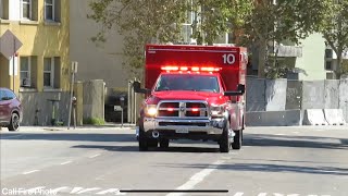 LAFD Rescue 10 Responding X2
