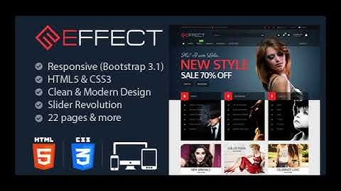 Best Five HTML Template for ecommerce store