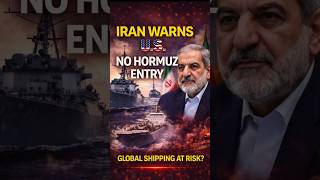 🚨Breaking News: Iran Warns U.s. Over Strait Of Hormuz Control