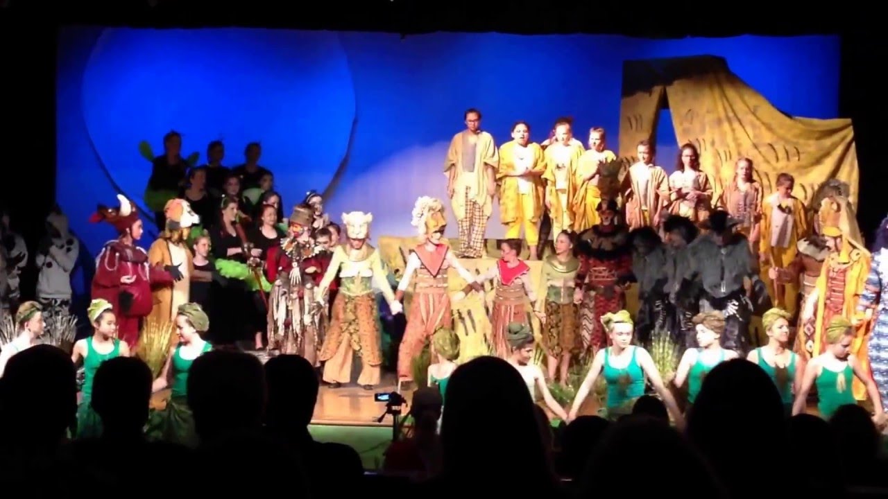 Lion King Jr. Curtain Call YouTube