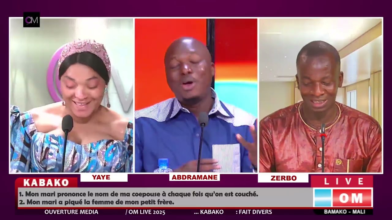 OM live : #KABAKO / Mon mari pron*once le nom de ma coep*ouse à chaque fois qu’on est co*uché