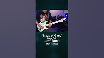 Thumbnail of RIP Jeff Beck (1944-2023) #shorts "Blaze of Glory" guitar solo