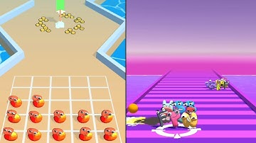 NEW!!   Number Run Merge 3D Math VS   Alphabet Run ABC Letter Go