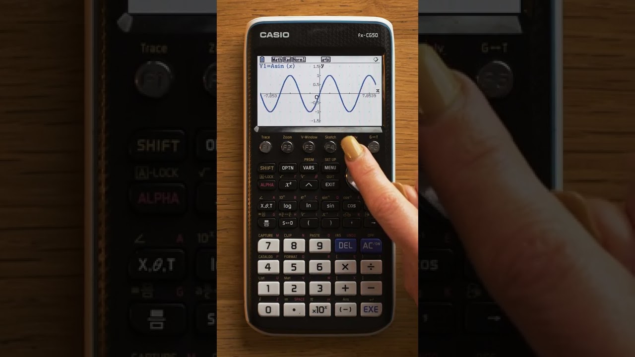 Casio fx-CG50 tutorials] Investigating Graph Transformations 