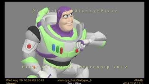 |TOY STORY| Buzz Lightyear Test Animation with Sound Part 28