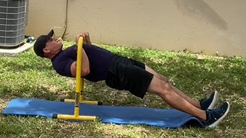 Reverse Pushup or Inverted Row Mix Grip Reverse Pushup or Inverted Row Mix Grip 2 Leg Extended