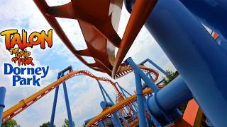 Talon The Grip of Fear 4K Front Seat POV - Dorney Park