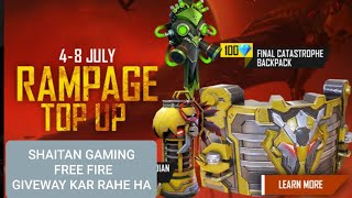 SHAITAN GAMING FREE FIRE Titel : 2000diamond giveway#free #fire #live #giveaway screenshot 4