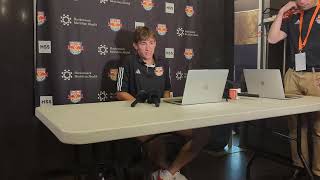 Red Bull Midfielder Daniel Edelman Post-Game Media Scrum (MD28 vs NYCFC)