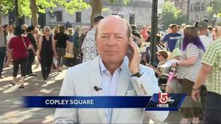 Keytar Bear returns to Boston after brutal beatdown