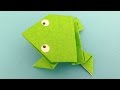 折り紙Origami カエル 簡単な折り方