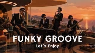SUNSET VINYL PROMENADE 🌅 Smooth Funk Groove for Study & Creative Flow