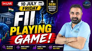 🔴LIVE Big Warning⚠️ for Nifty Traders | Nifty Setup Alert!⚠️ | FII DII Data Reveals Something Big