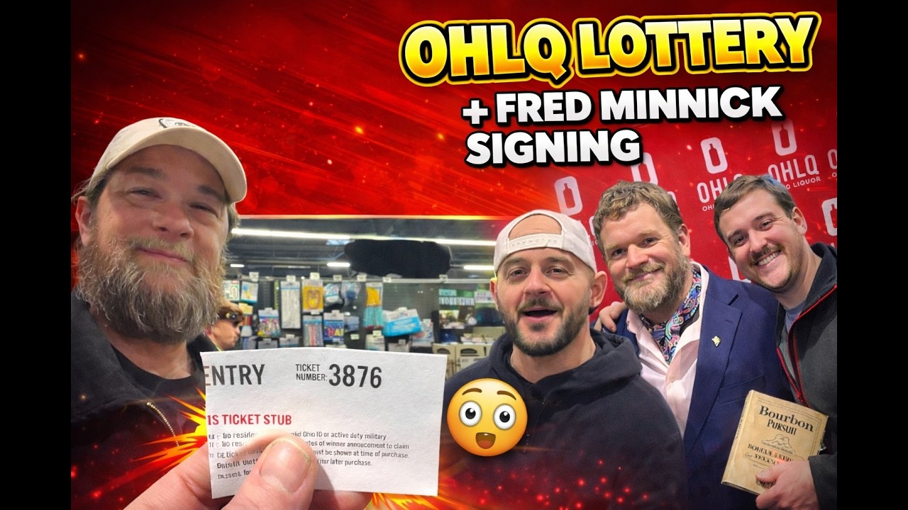 Лотерея с бутылками OHLQ и автограф-сессия Фреда Минника.
