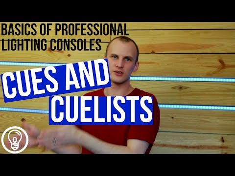 What are Cues and Cuelists? - Professional Lighting Console Basics