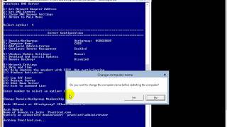 Lab 6 Install & Configure Server Core & Join to Domain