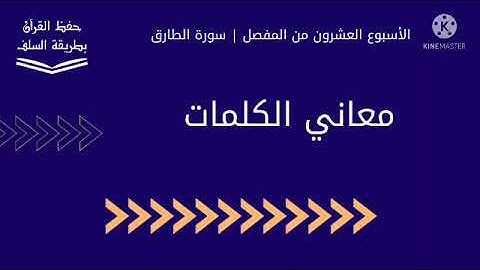 معاني كلمات سورة الطارق