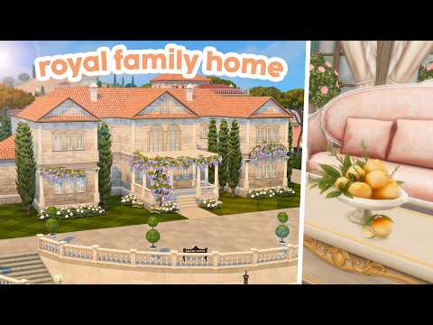 Royal Family Home // The Sims 4 Speed Build