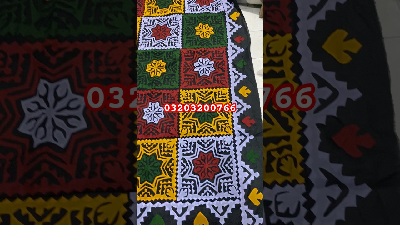 Sindhi Rilli Designs 2025 100%Handmade Rili “From Fabric to Masterpiece  