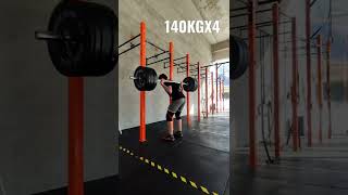 Back Squat 140kg x 4 #squat #powerlifting #training Back Squat 140kg x 4 #squat #powerlifting #training