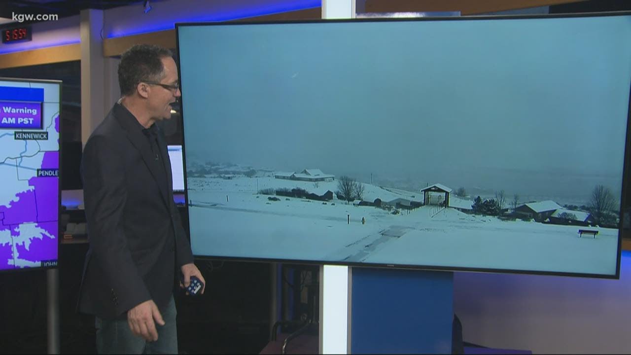 KGW Winter storm forecast: 5 p.m. 2-14-21