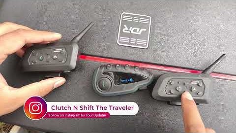 Our New Helmet Intercom System | How to Pair VnetPhone One V8 with Two V6 Intercom Devices