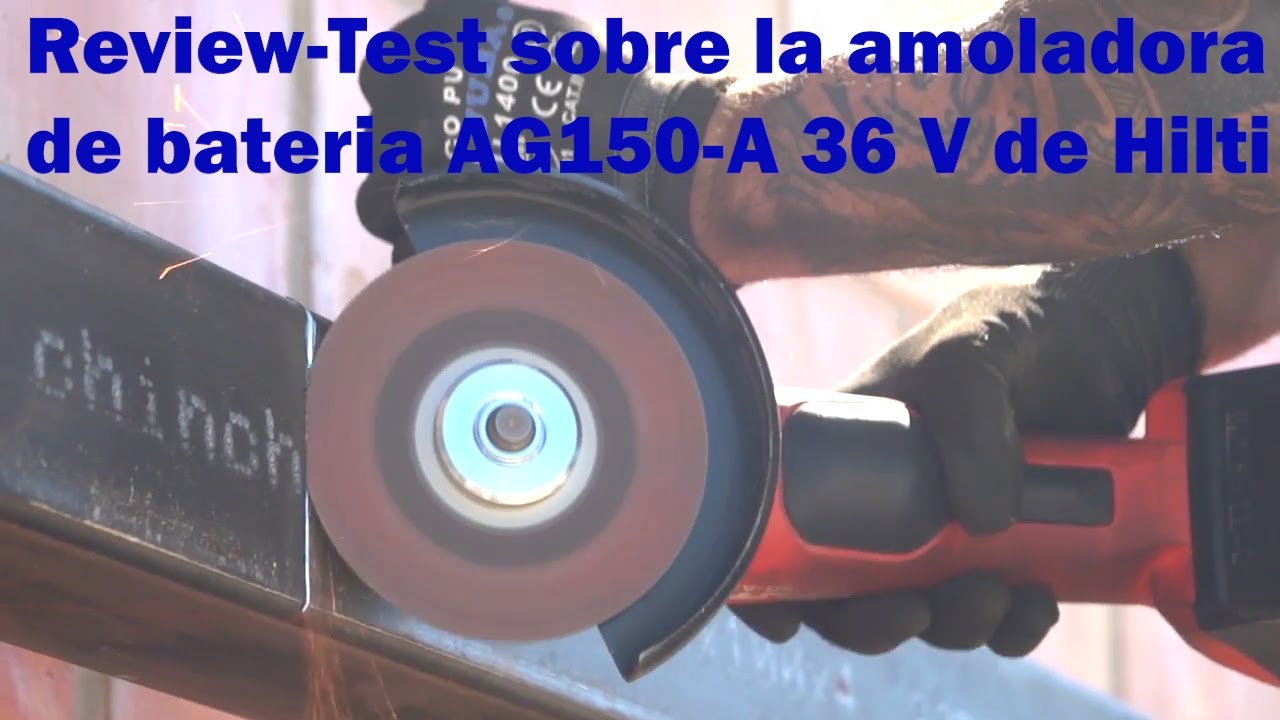 Amoladora a bateria Hilti (36V) by Antonio Hernández. - YouTube