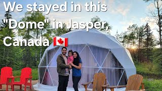 Luxury Glamping in Jasper, Canada  🇨🇦| Family Friendly Stay in a Scenic Dome Tent