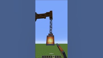 Minecraft medieval lamppost build #minecraft