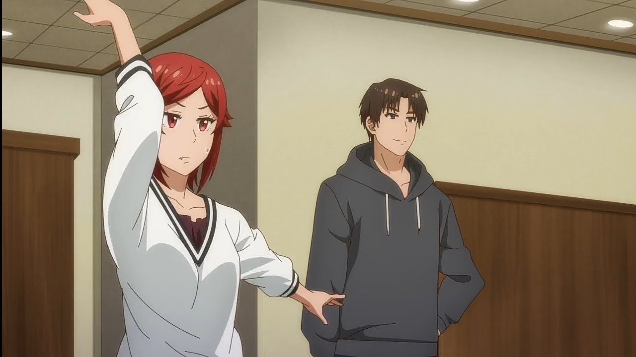 Anime Centre - Title: Tomo-chan wa Onnanoko! Episode 1 When Jun and Tomo  have a pretty much romantic aiaigasa scene while Tatsumi going through a  great ordeal with Gundou-san. 🤣 - Riniann