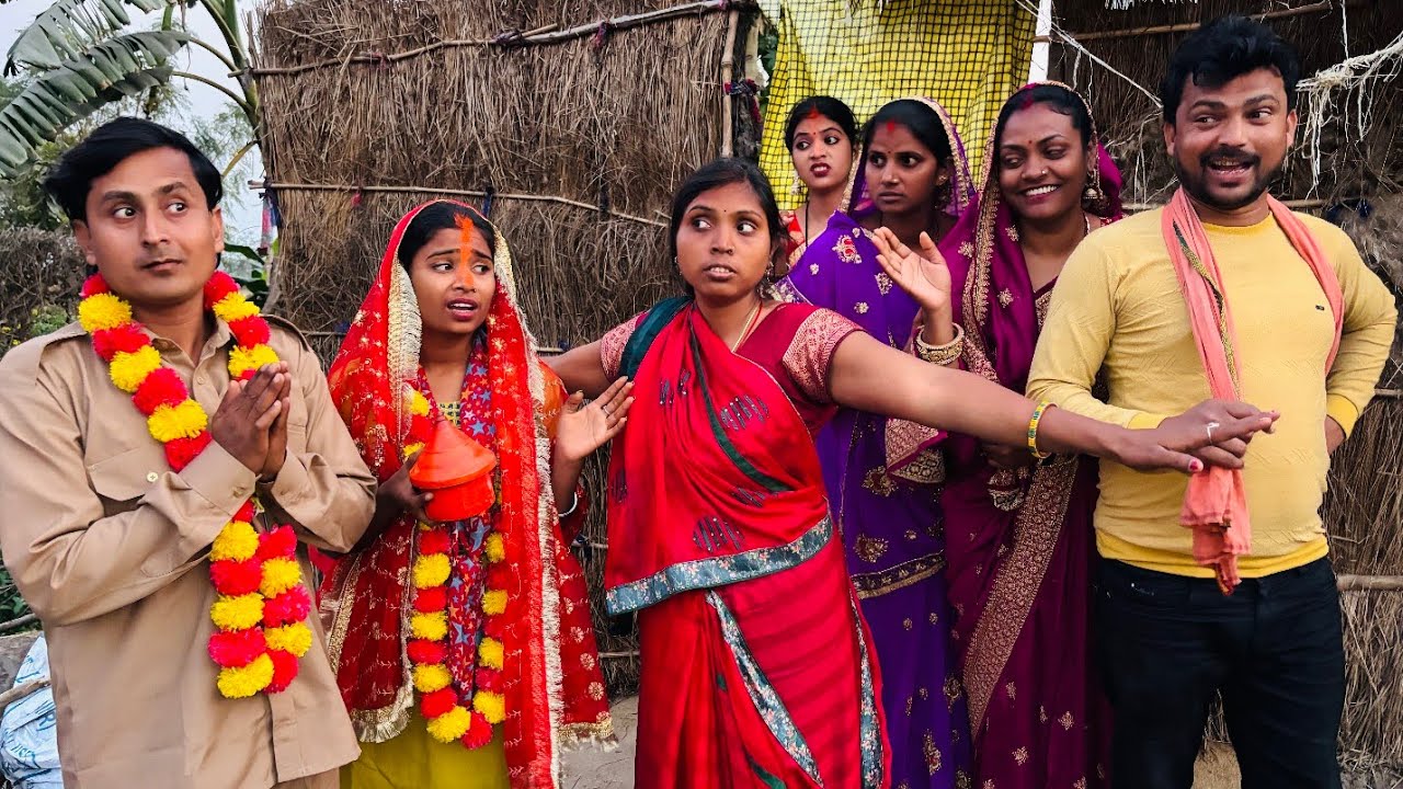 पुलिस में नौकरी लगते ही, देखिये कैसे घर के खिलाफ किया लभमैरिज शादी।|Priti Singh Comedy Vlog Bhojpuri