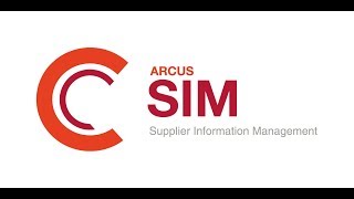 ARCUS Supplier Information Management   SIM