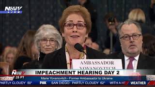 Live Tweeting President Trump Slams Marie Yovanovitch During Testimony