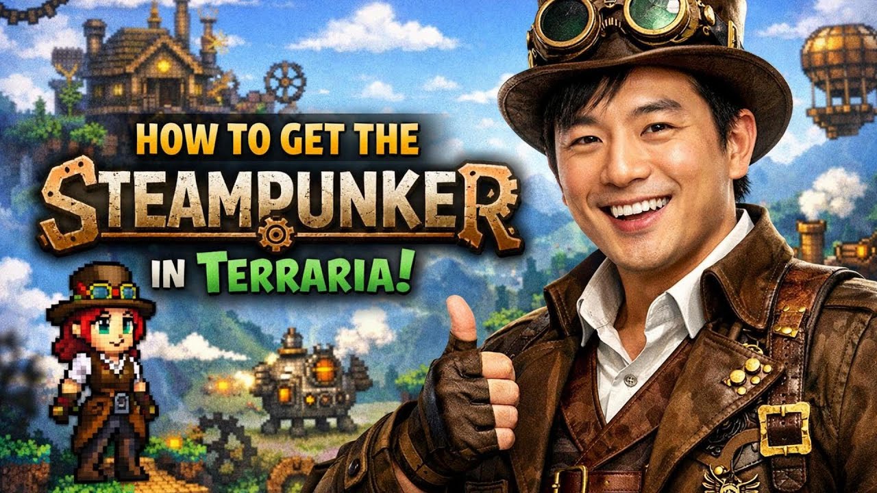 How to GET the Steampunker in Terraria (Step by Step) - YouTube