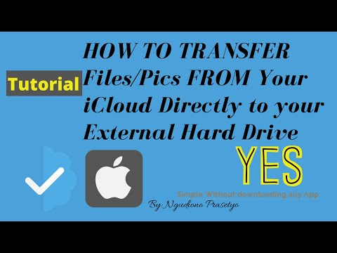 How to Transfer Files/Pics From iCloud Directly To External Hard Drive