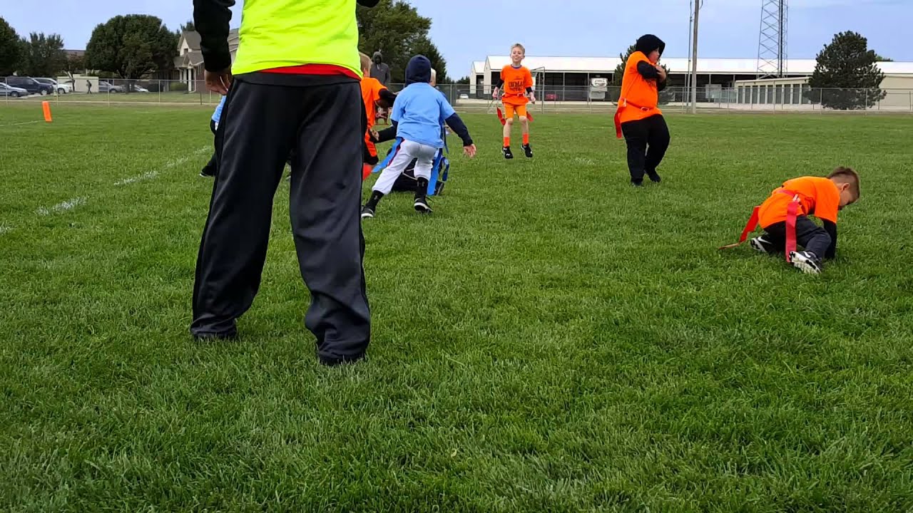 Flag football touchdown YouTube