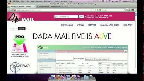 Install Dada Mail v5