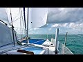 Downwind Sailing in the FLORIDA KEYS (we hit a crab trap)