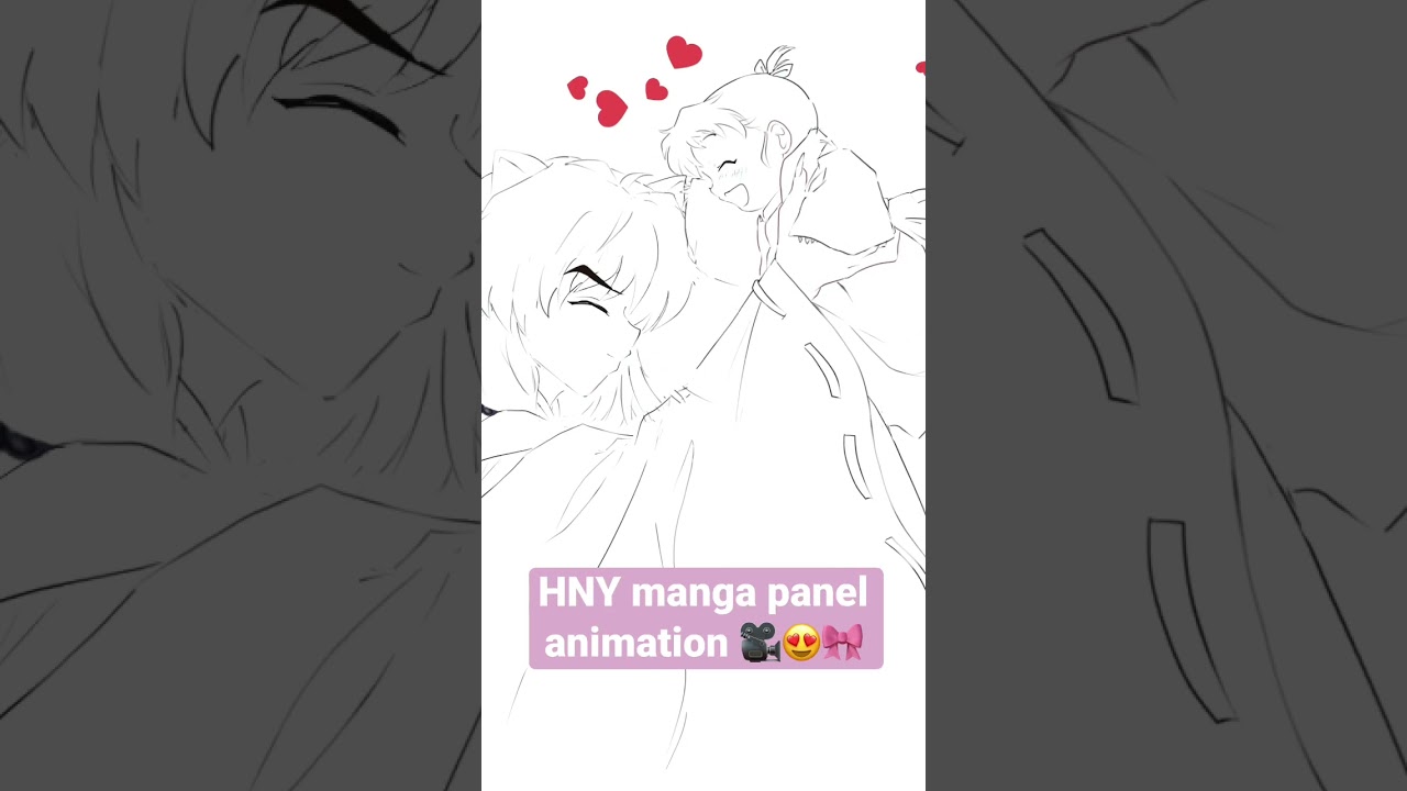 HNY “Inuyasha and baby Moroha” panel animation 🎥💘 