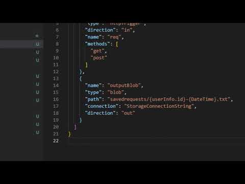 Develop JavaScript Azure Functions Part 4 - Working With Blob Storage