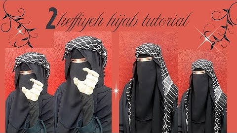 2 keffiyeh hijab tutorial || keffiyeh hijab tutorial 2025 || by Hannah shah